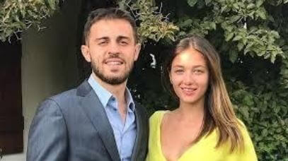 Ines Tomaz’s boyfriend, Bernardo Silva, with his ex-girlfriend, Alicia Verrando.